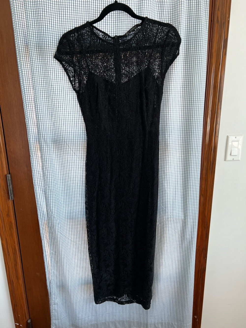 Zara Trafaluc Black Lace Top